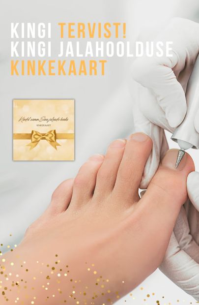 KINGI jalaravi ravipediküüri kinkekaart