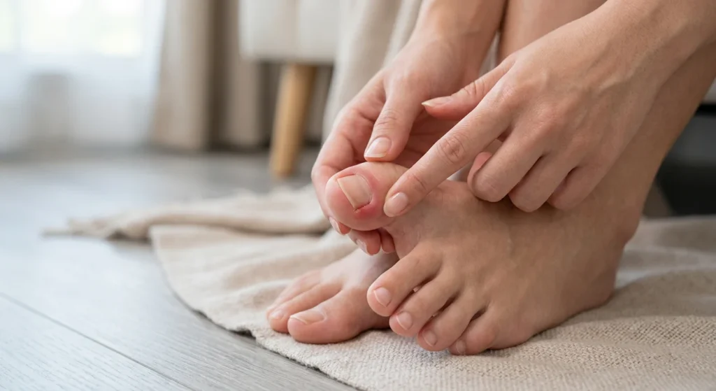 Kerge sissekasvanud varbaküüs